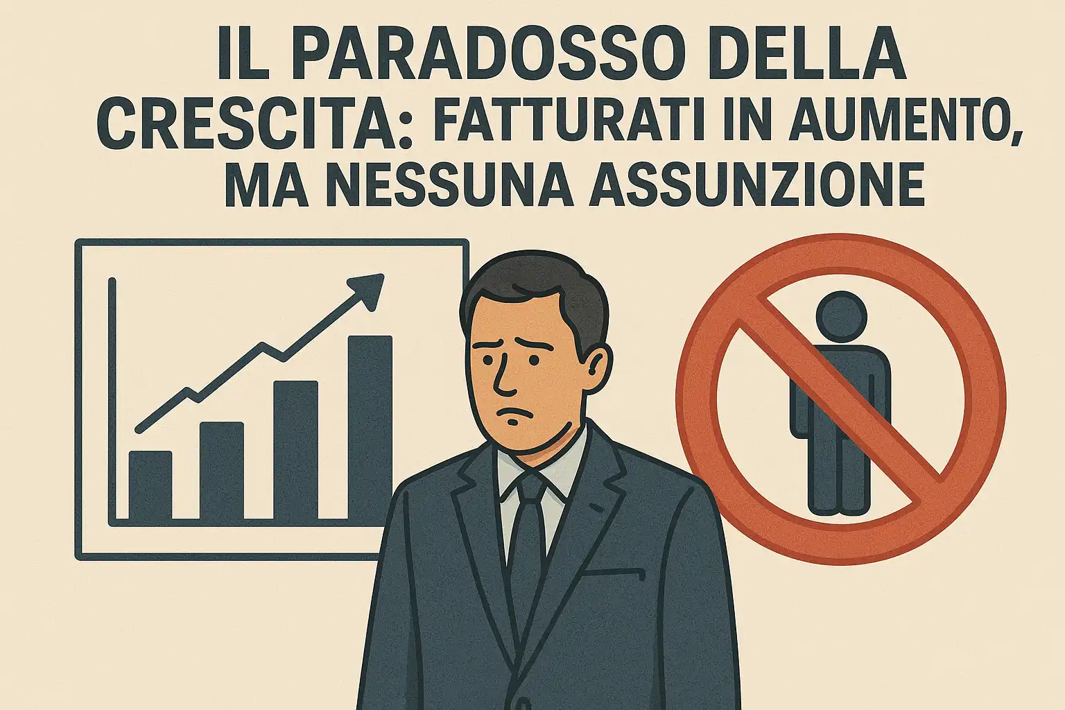 Il Paradosso della Crescita: Fatturati in Aumento, ma Nessuna Assunzione
